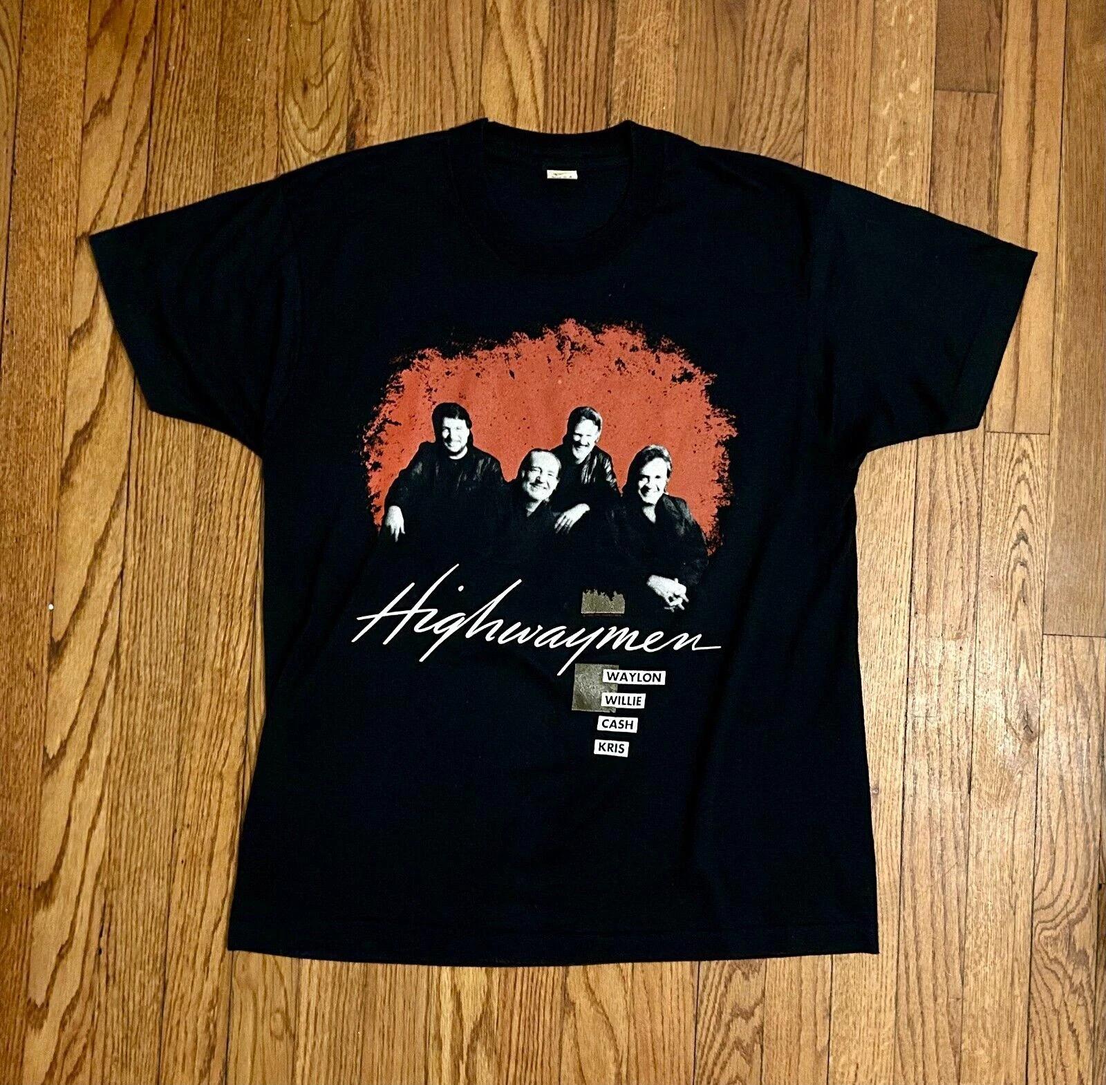 Highwaymen 1990 Tour Vintage Screen Stars Single-Stitch T-Shirt L