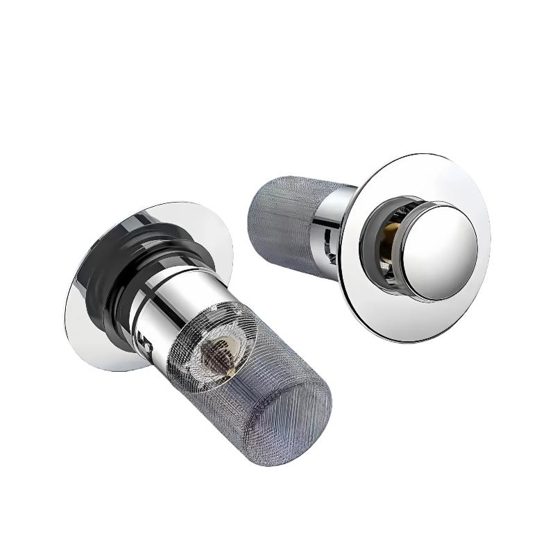 2Pack Universal Bathroom Sink Drain Stoppers Pop-Up Sink Strainer To Prevent Insects And Clogs Pop-Up Filter With Odor Protection Bathroom Accessories