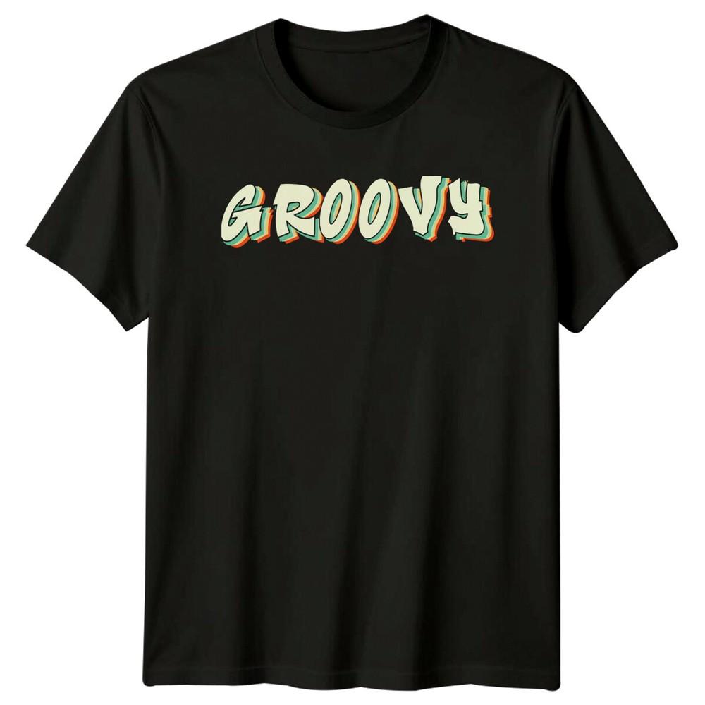 Groovy Retro Text Style Adult TShirt