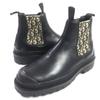 Ótimas botas DIOR EXPLORER Elástico lateral Chelsea Couro preto bege masculino 39 Usado