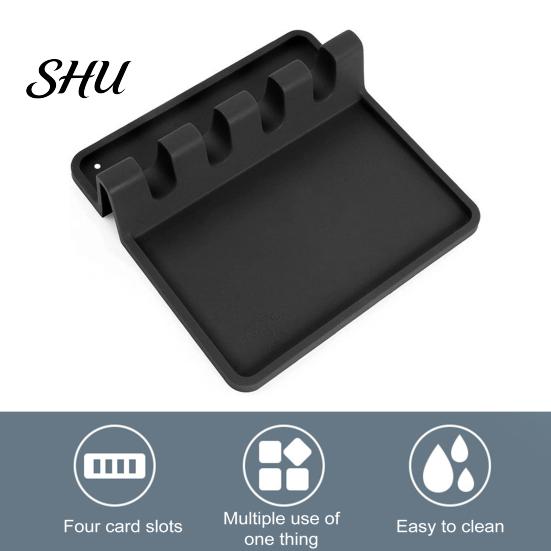 Kitchen Gadget Organizer Utensil Rest Heat-Resistant Fork Chopstick Holding Stand Ladle Tongs Spatula Cooking Classes Accessory Spoon Flexible Smooth