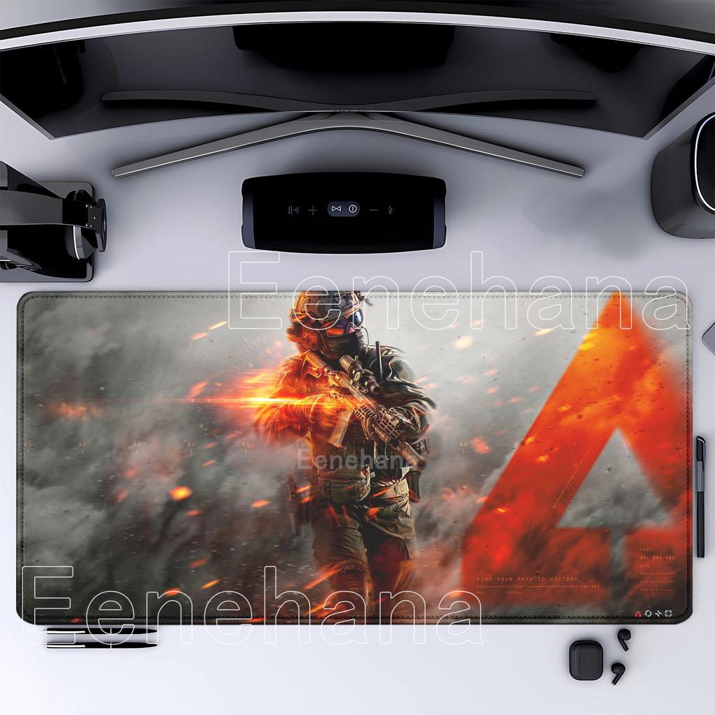 Game Battlefield Mousepad Keyboard Large offices Accessories Mouse Pad Lock Edge HD printing Gaming Esports overlock Desk Mat