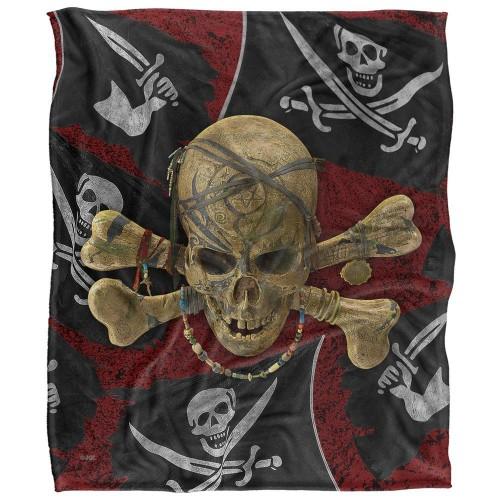 JQ Licensing James Piazza Silky Jolly Roger Supersoft Blanket