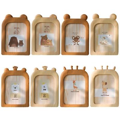 Fotorahmen 7 Zoll Cartoon Bilderrahmen Babyzimmer Kindergarten Tisch Wanddeko