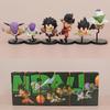 Anime Dragon Ball Q Version Flight Goku Vegeta Frieza Trunks Super Saiyan Desktop Decoration Cartoon Figure Model Toy Gift