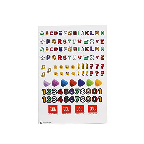 JBL JR310 Kids' Headphones with Volume Control, Customizable Stickers, and Remote Control, Red/Blue, 2021 Model JBLJR310RED