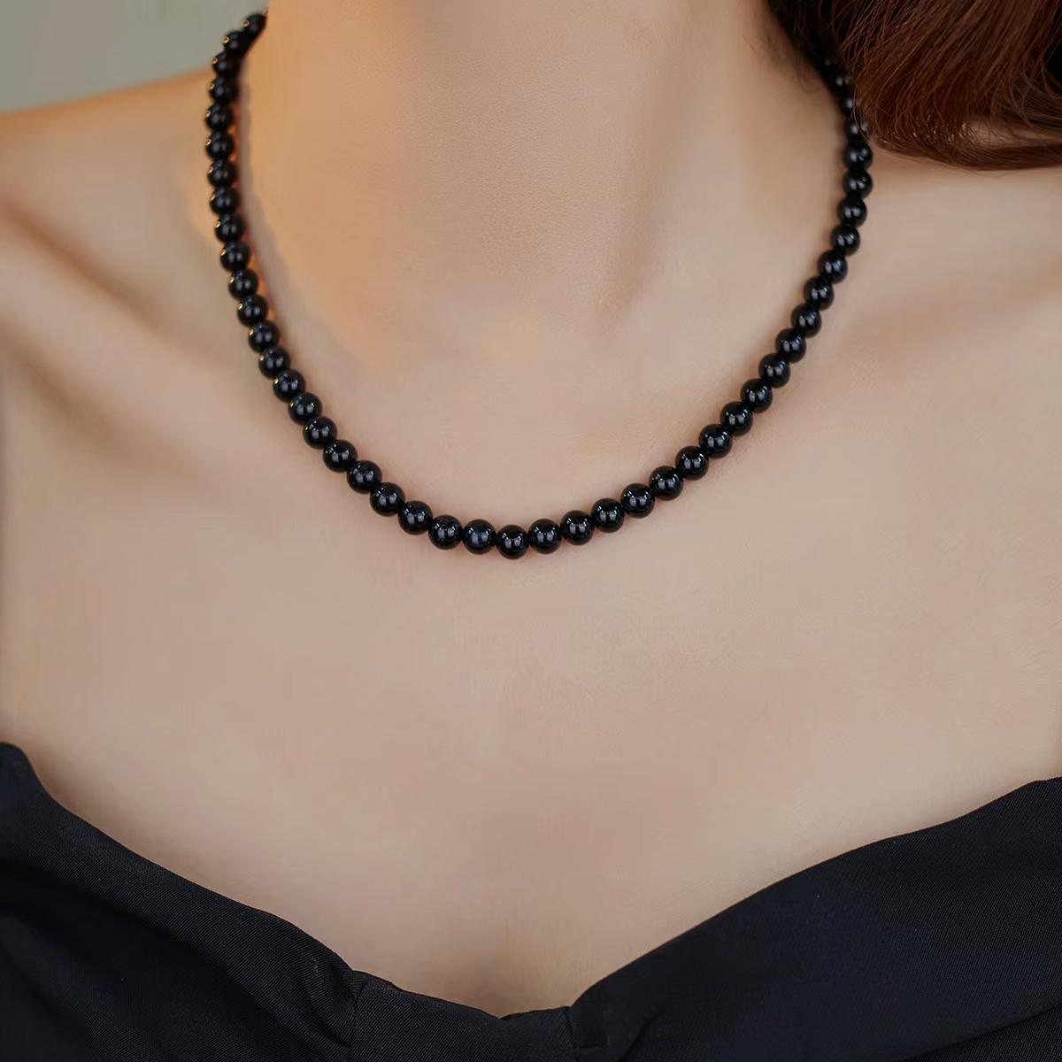 Ожерелье с кристаллами для девочек, Ожерелье из натуральных драгоценных камней, Ожерелье из натуральных драгоценных камней 45CM