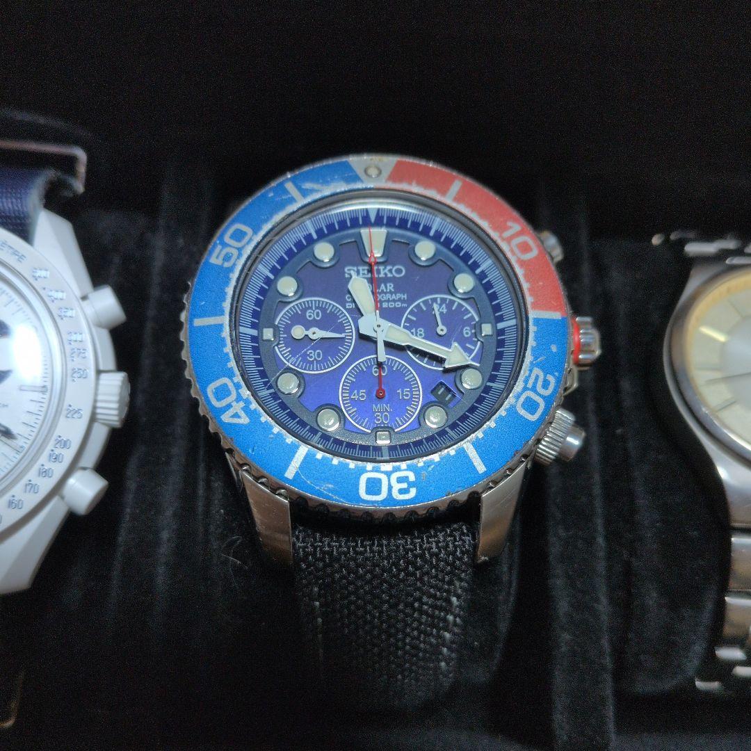 Used SEIKO PROSPEX solar chronograph