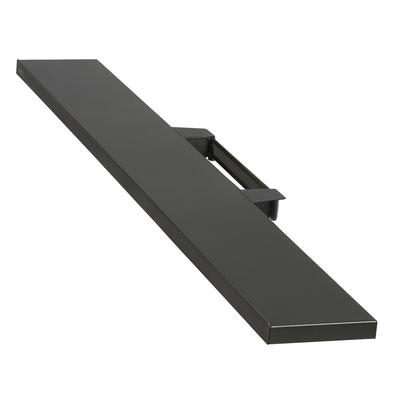 EQUALS Nástěnný TV stojan kompatibilní s policí pro soundbar Velikost LL Šířka 130 cm Saténově černá V4/PRO