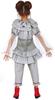Gray Psycho Clown Killer Costume 10-12 Years