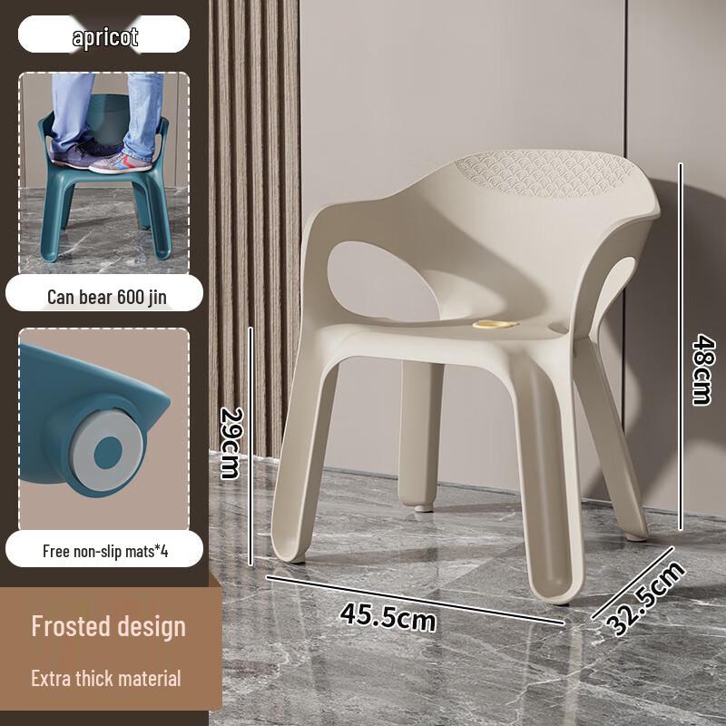 Youshu Plastic Backrest Chair