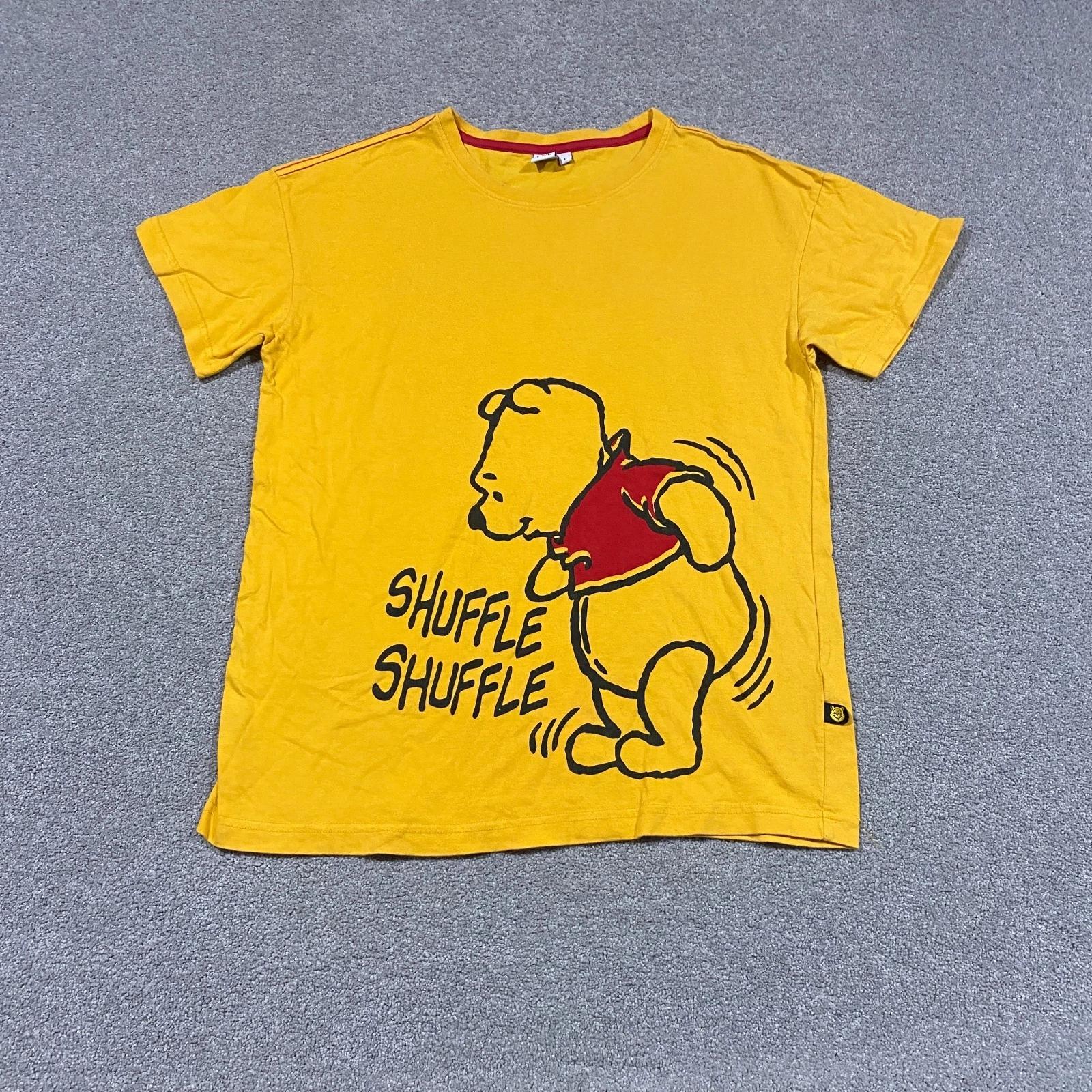 

Disney Winnie the Pooh Shuffle Shuffle Graphic T-Shirt Free Size Yellow Kidcore 3XL
