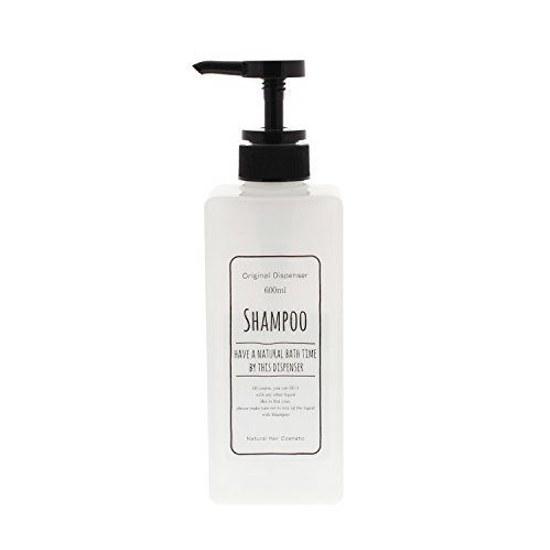 

Living Dispenser Pump Bottle Square Shampoo White 600ml - Soap Home Kitchen Online Shopping