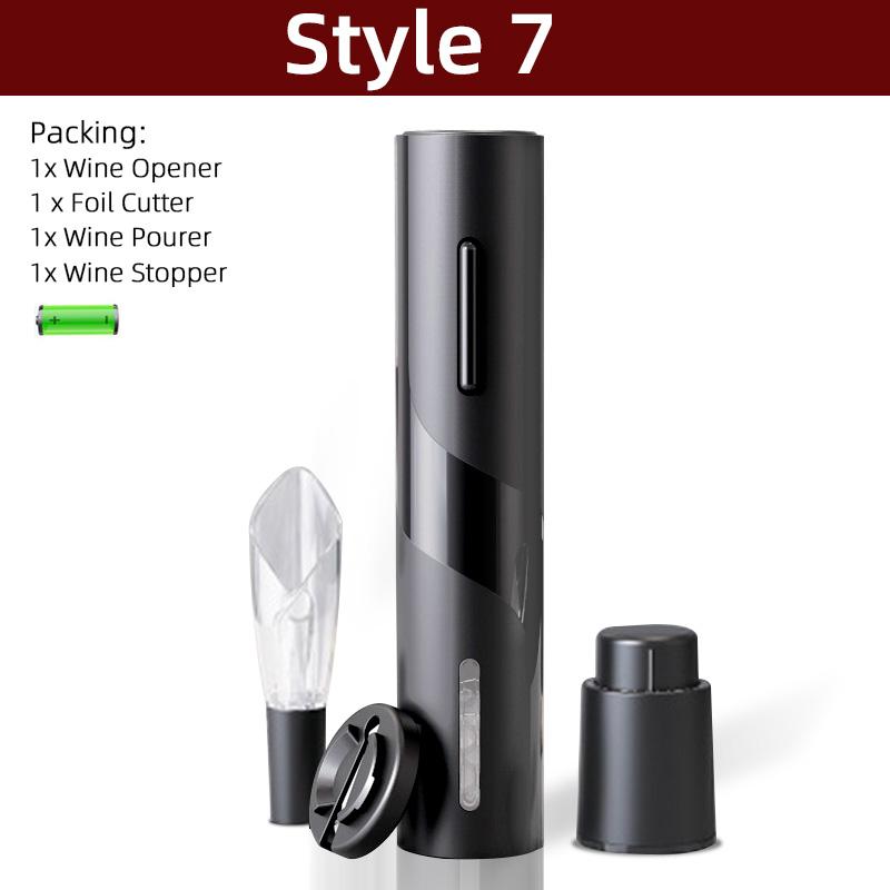 Electric Wine Openers for Beer Battery & USB Rechargeable Beer Bottle Openers Corkscrew Wine Beer Cap Opener Kitchen Accessories