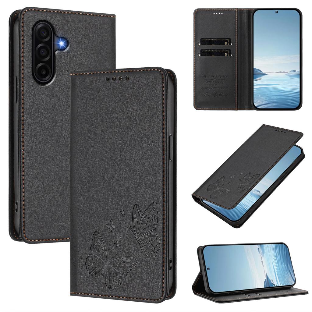 Magnetyczny Skórzany Portfel Flip Case Dla Samsung Galaxy A57 A37 A27 A17 A07 A56 A36 A26 A16 A06 Slot na Karty Podstawka Odporny na Wstrząsy Pokrowiec