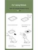 Deodorizing Thickened Pet Pee Pads for Dogs, Cats & Rabbits - Absorbent, Disposable, Leak-Proof Urine Pads