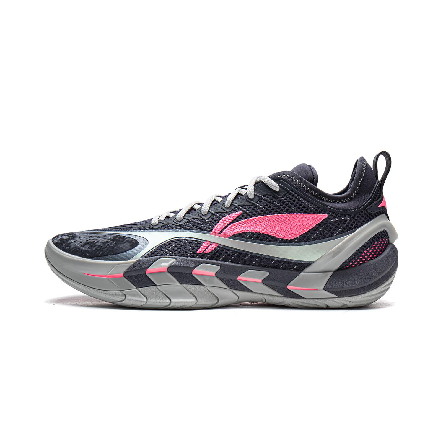 Li Ning BadFive Guerrilla 2 SUPER Low top Basketball Shoes Men s Gray Black ABFW001-2 40