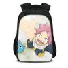 FAIRY TAIL Double layer Backpack Cartoon Anime Printed Student Boys and Girls New Large Capacity Versatile