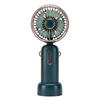 3 Gänge Handventilator Mini Tragbarer Tischkühler mit Abnehmbarem Lanyard 4000?6000RPMGrün