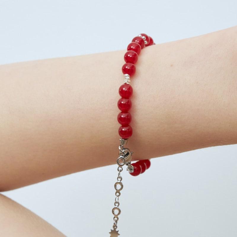 

XANADU GLASS BRACELET RED