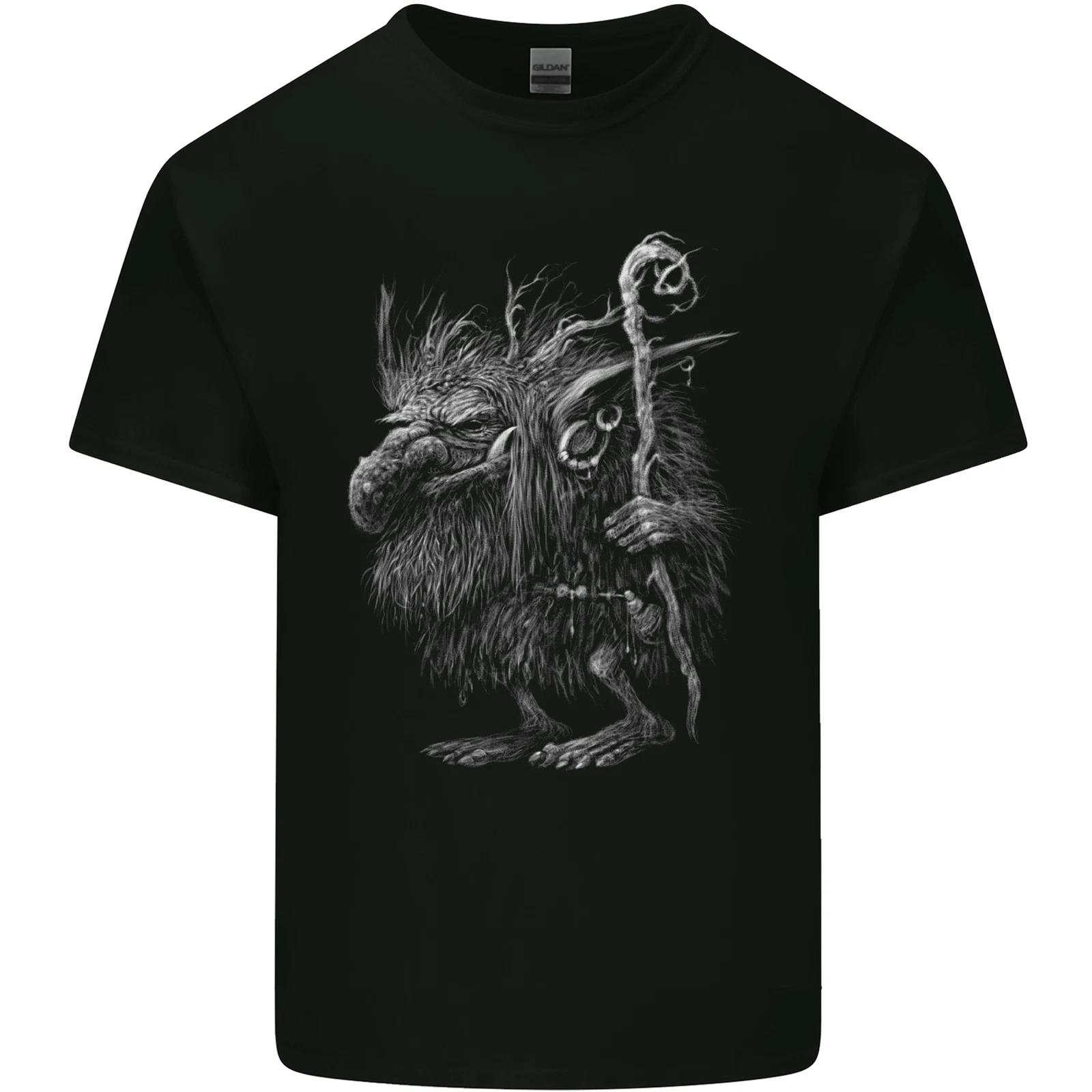 Troll Hobgoblin Goblin Fantasy SCI-FI Kids T-Shirt Childrens XL