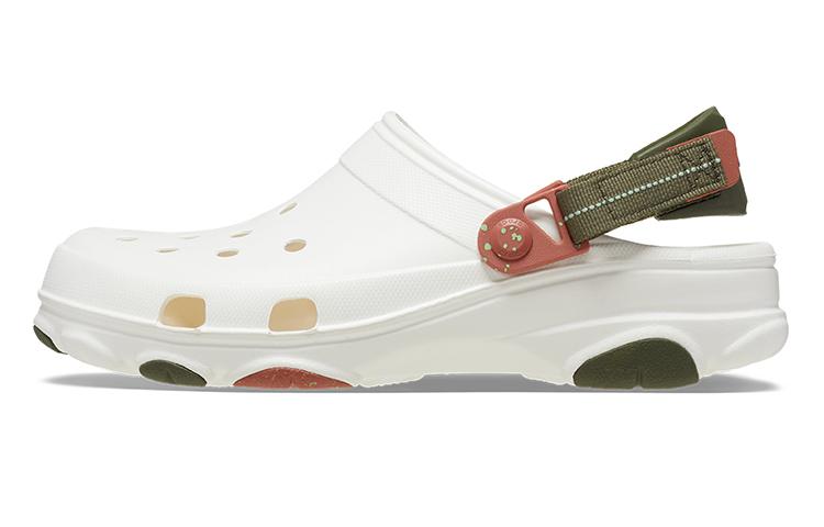 Crocs All Terrain Clogs  White Green  206340-0WV 42-43