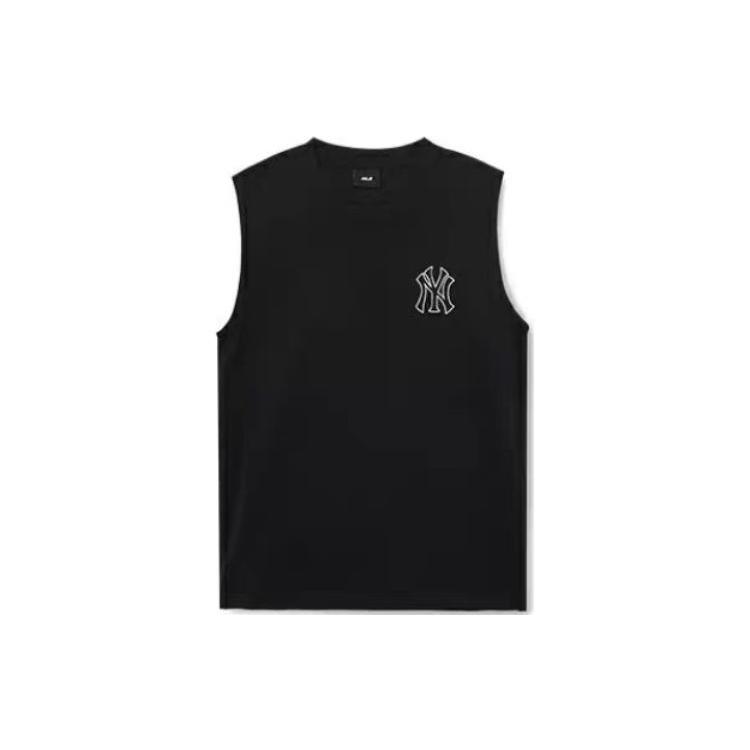 MLB New York Yankees PLAY PIXEL OVERFIT Tank Top Unisex Black 3ATKB0533-50BKS XS