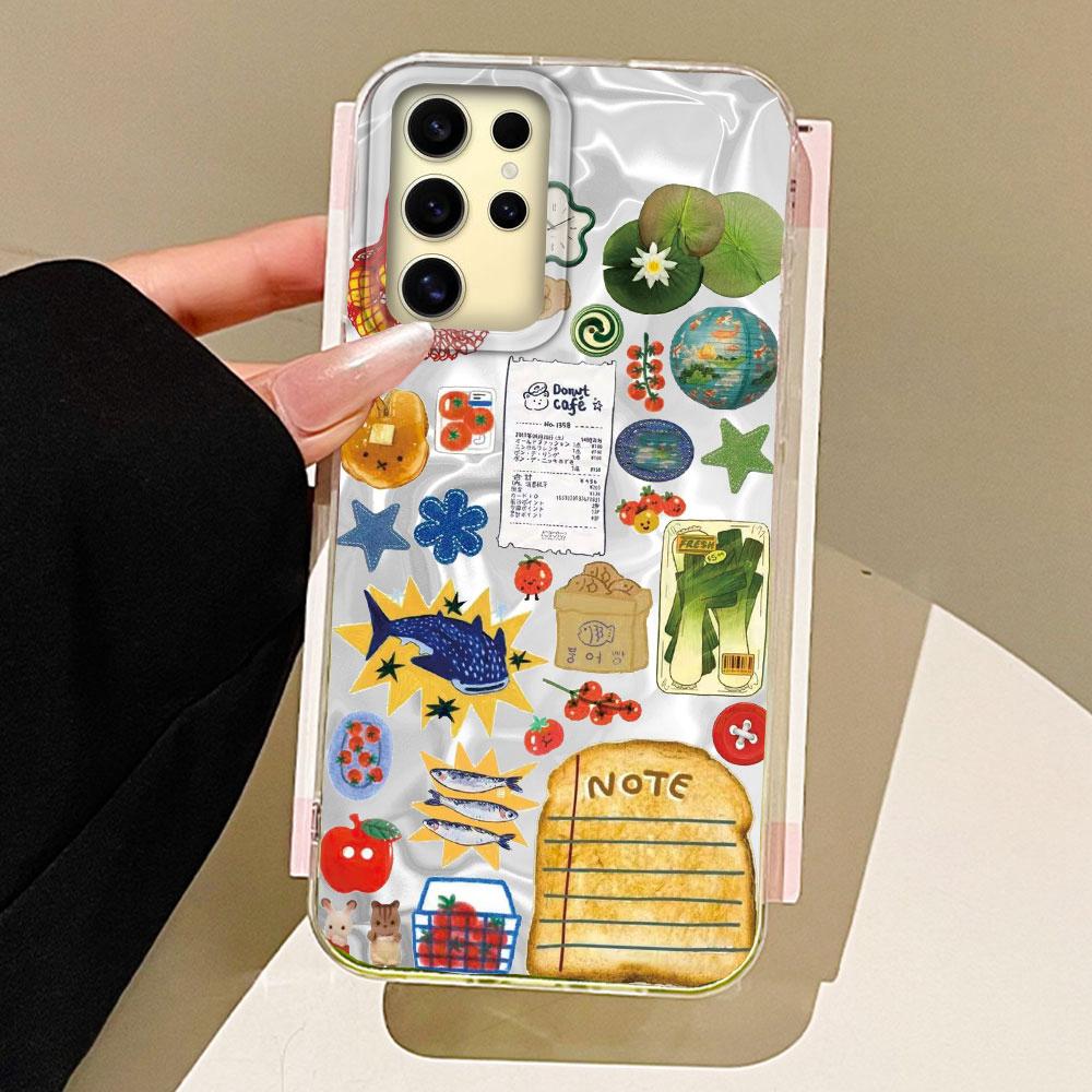 Seaside Scenery Wine Lemon Women Girls Phone Case for Samsung Galaxy S25 Edge S24 S23 S22 S21 S20 FE Plus Ultra Shell Bags Cover