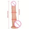 28 Cm Realistic Dildo Penis for Women Plug Anal Sex Toys Huge Fake Penis with Suction Cup Flexible G-spot Curved Shaft and Ball