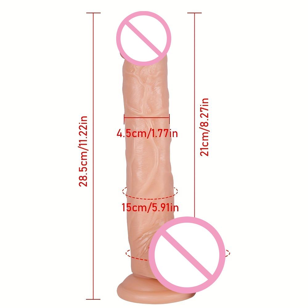 28 Cm Realistic Dildo Penis for Women Plug Anal Sex Toys Huge Fake Penis with Suction Cup Flexible G-spot Curved Shaft and Ball