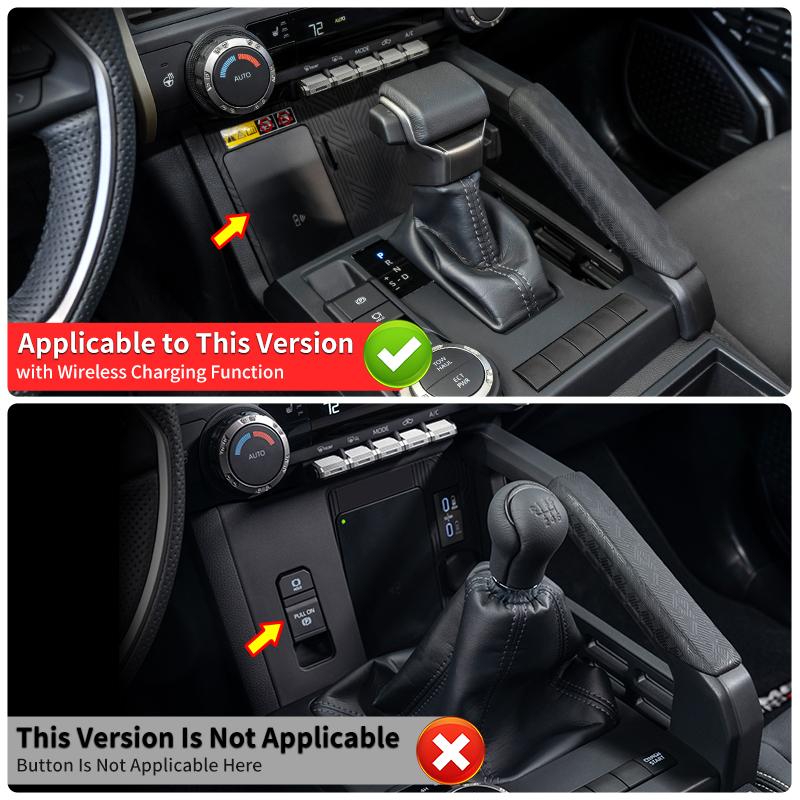 For 2024-2026 Toyota Tacoma Dashboard Wireless Charger Silica Gel Pad Interior Upgraded Accessories