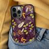 Mushroom Soft Phone Case for iPhone 17 Air 16e Pro max 15 Pro 13 14 Plus 11 12 MagSafe Magnetic Coque