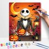 Disney Jack Skellington oil painting handmade painting kit diy home room decoration gift