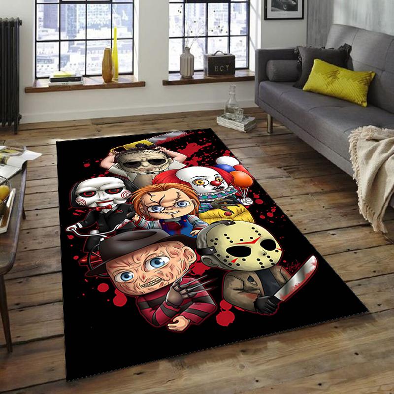 1pc Chucky1 Design Area Rug - Non-Slip, Soft & Cozy Floor Mat for Living Room, Bedroom, Office - Indoor/Outdoor Decorative Carpet