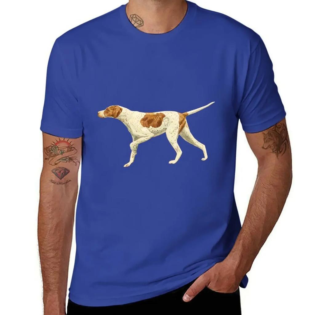 Pointer Dog Pointing English Pointer T-Shirt Bird Dog Lover T-Shirt plain Aesthetic clothing customizeds mens white t shirts
