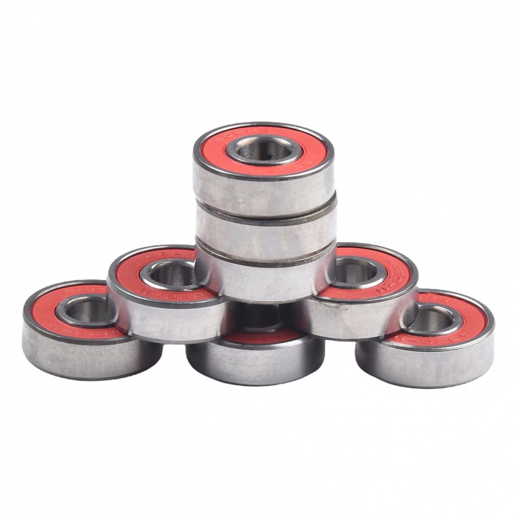 Precision ABEC11 Roller Skate Wheel Bearings for Smooth Skateboarding (8 Pack)