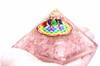 Orgonite Pyramid Rose Quartz Flower Of Life 70mm