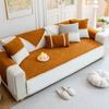 New Snowflake Ni Sofa Cushion, All-Season Non-Slip Seat Cushion, High-Grade Leather Sofa Cover Cover Cloth Towel