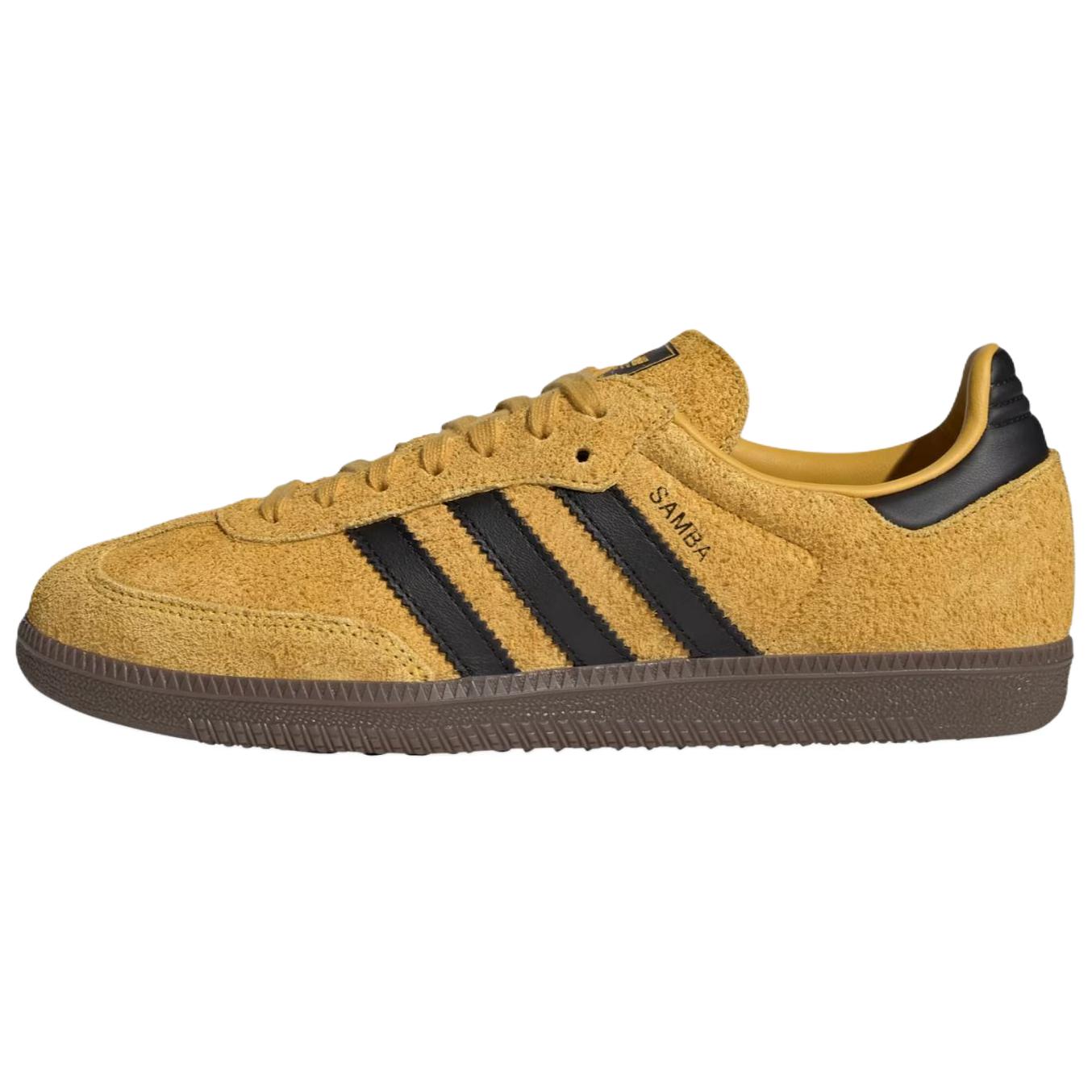 adidas Samba OG Yellow Core Black Gum Unisex Sneakers Eqt-Yellow IH4385 36