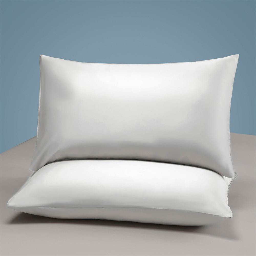 Tencel Lyocell Pillowcase Summer Silky Smooth Solid Color Silk Cool Pillow Towel Pillowcase