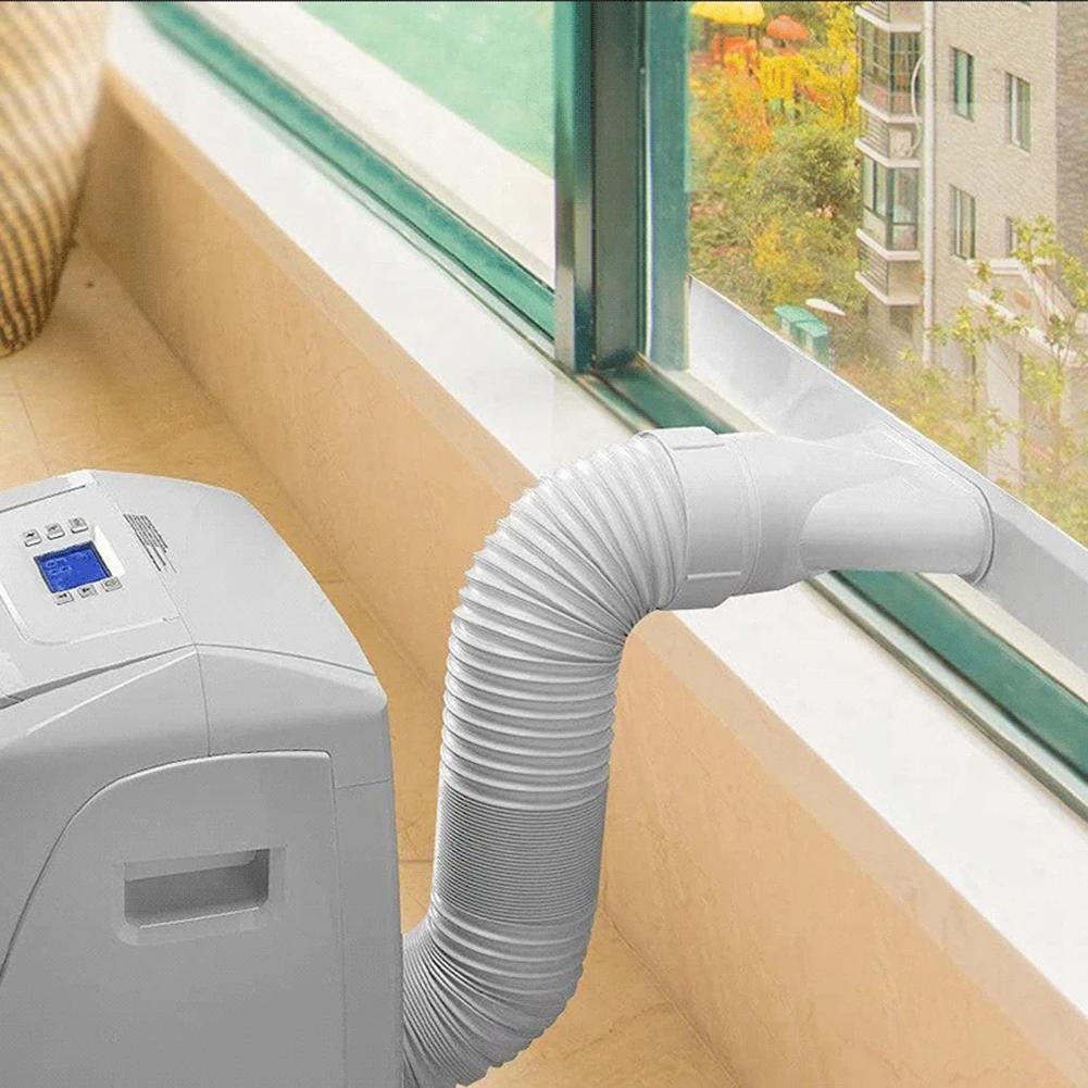 Duct Extension Pipe 130/150mm Telescopic Flexible Air Conditioner Exhaust Hose Accessories Vent Hose for Mobile Air Conditioning