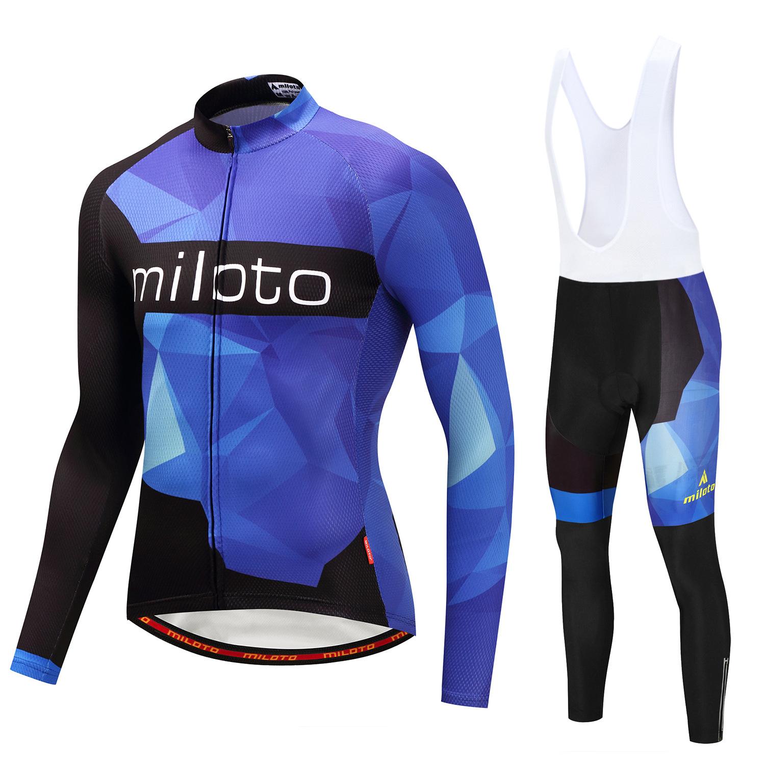 

Cycling Suit Long Set 2026 Autumn Breathable Cycling Suit Set 5XL