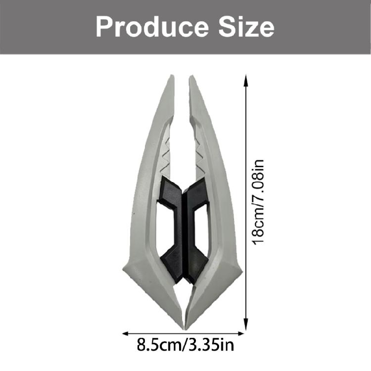 Aerodynamische Motorrad-Winglets 2er-Pack Front-Seitenspoiler für Elektro-Motorräder und Roller Besseres Fahrerlebnis