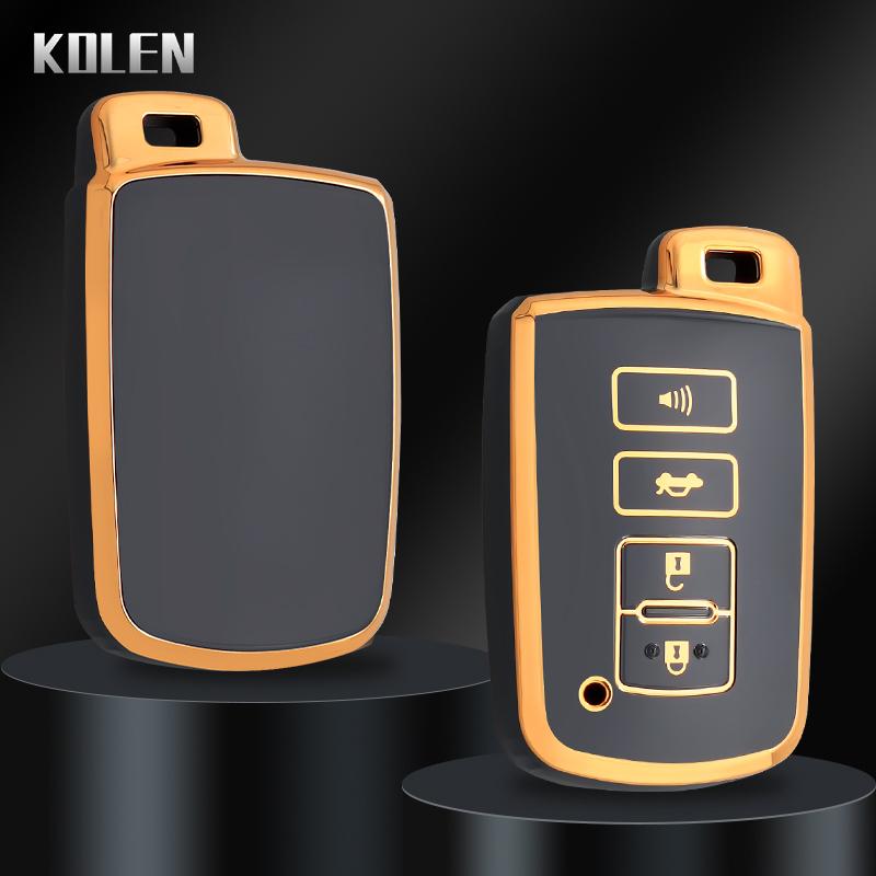 New Tpu Car Remote Key Case Cover Shell For Toyota Corolla Camry Rav4 Highlander Auris Chr Avalon Land Cruiser Fob Accessories