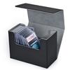 UAONO PSA BGS Certified Card Case, Deck Case, Screw-Down Compatible, Holds Approximately 30 Cards, PU Leather with Magnet Loader, Storage Box for Yu-G