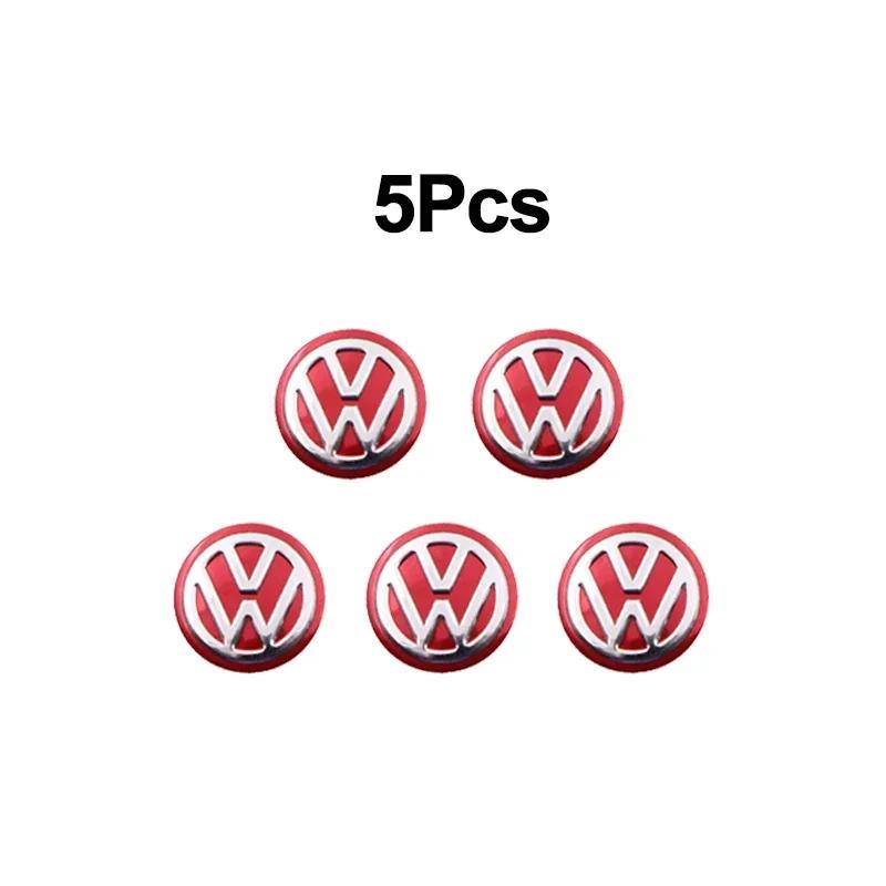 

For Volkswagen 14mm Car Remote Key Sticker Aluminum Emblem Decal For Volkswagen GTI Golf Polo Passat Tiguan Touareg Magotan T-RO