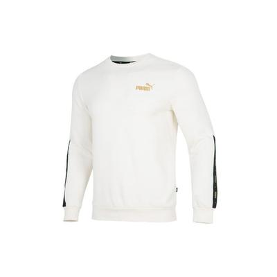 Logo Lässiges Rundhals-Sweatshirt Herren Tops Weiß 674346-65