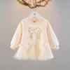 Autumn Long Sleeve Sweatshirt Dress for Girls - Fashionable Spring/Autumn Top