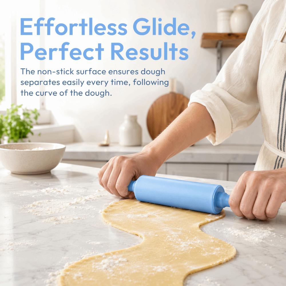 PP Rolling Pin Handle Baking Rolling Pin Non Stick Pastry Dough Roller  Home Kitchen Baking
