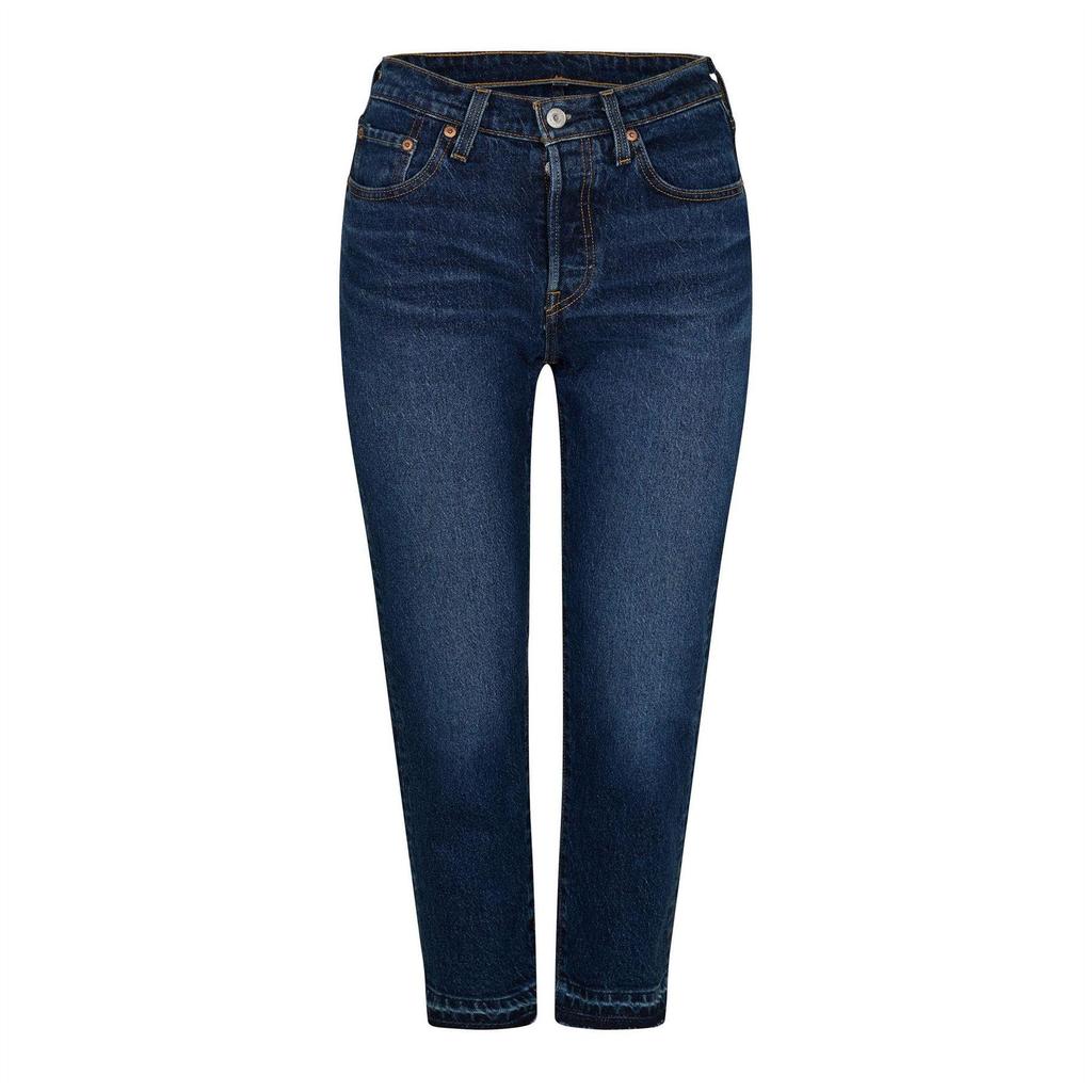Levis Womens/Ladies 501 Straight Leg Ankle Grazer Jeans
